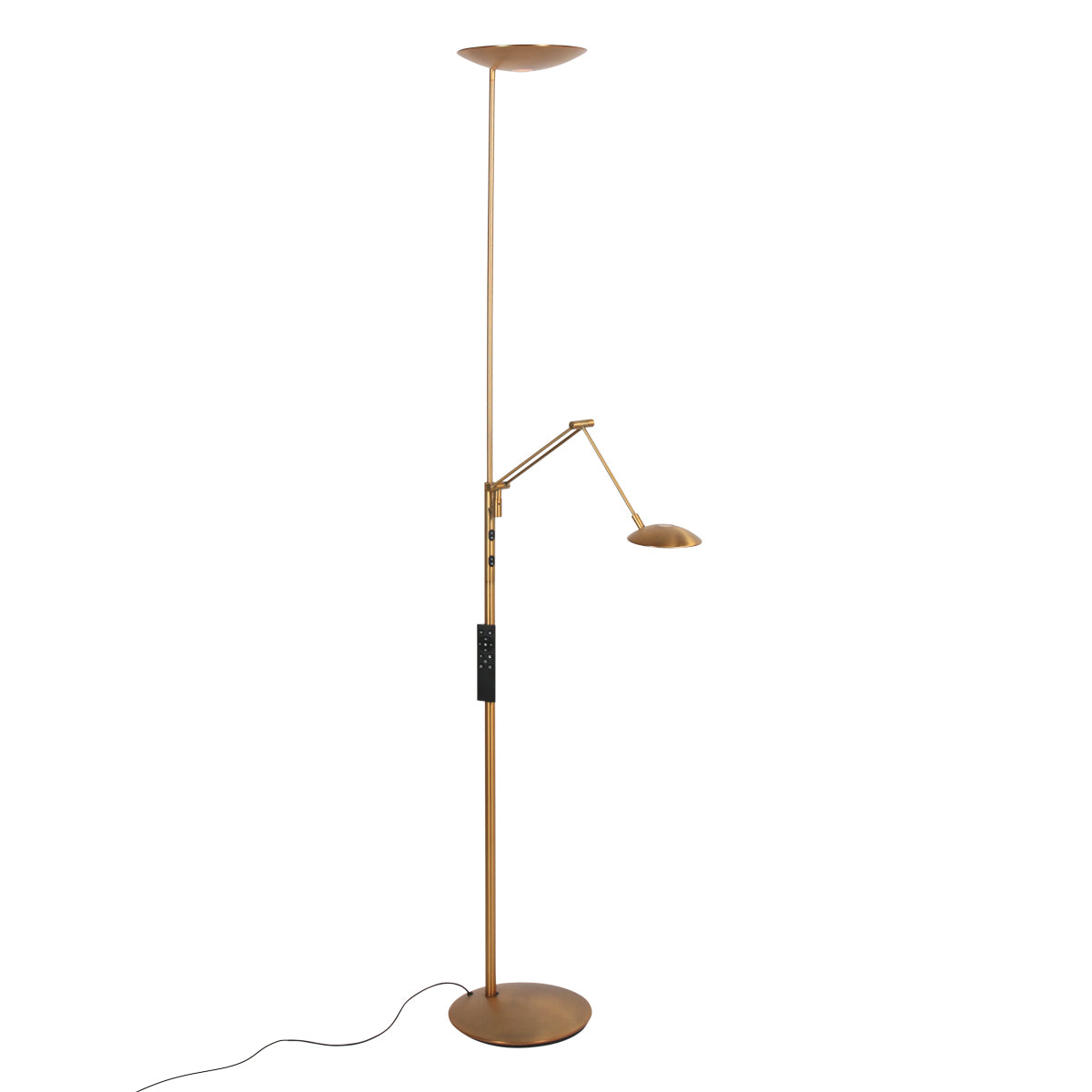 bronzen-vloerlamp-met-uplight-en-leesarm-steinhauer-daphne2-variant-image1