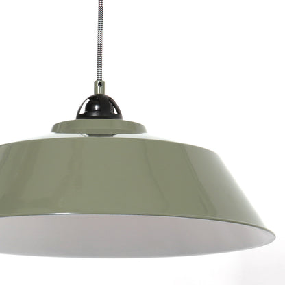 Zielona metalowa lampa wisząca Mexlite Nove – zdjęcie 5