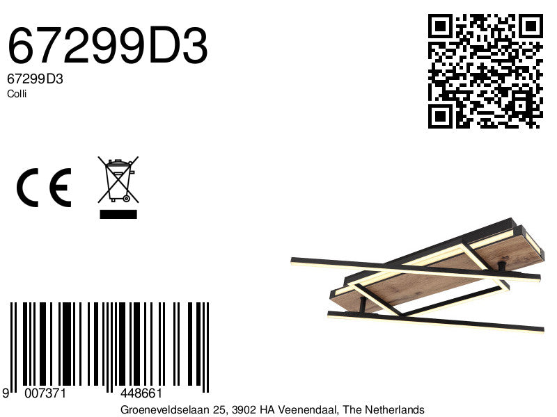 veelhoekige-plafondlamp-zwart-bruin-flexibel-globo-colli-variant-image8a