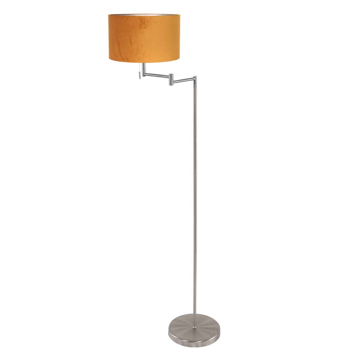 stalen-vloerlamp-met-oranje-lampenkap-mexlite-bella-variant-image1