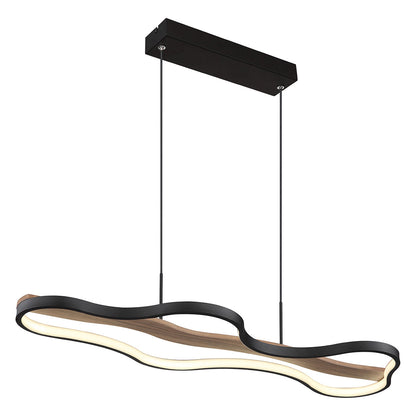 langwerpige-hanglamp-zwart-houtlook-wolkvorm-globo-bezzy-main-image