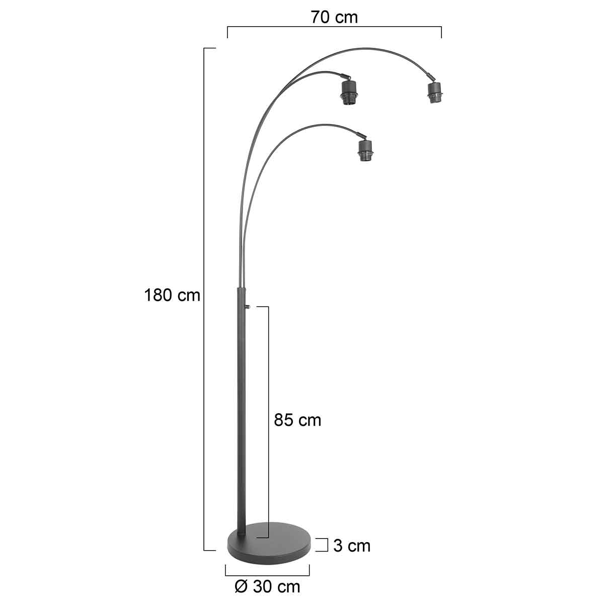 zwarte-moderne-booglamp-drie-lichts-steinhauer-sparkled-light-variant-image7