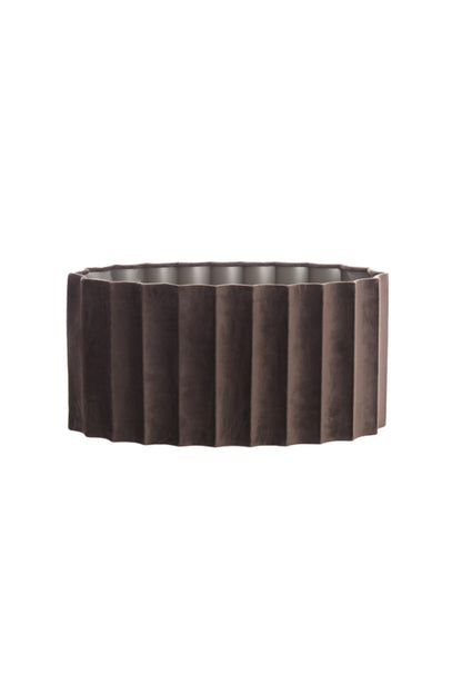velvet-donkerbruine-geplooide-lampenkap-ovaal-light-living-disli-variant-image1