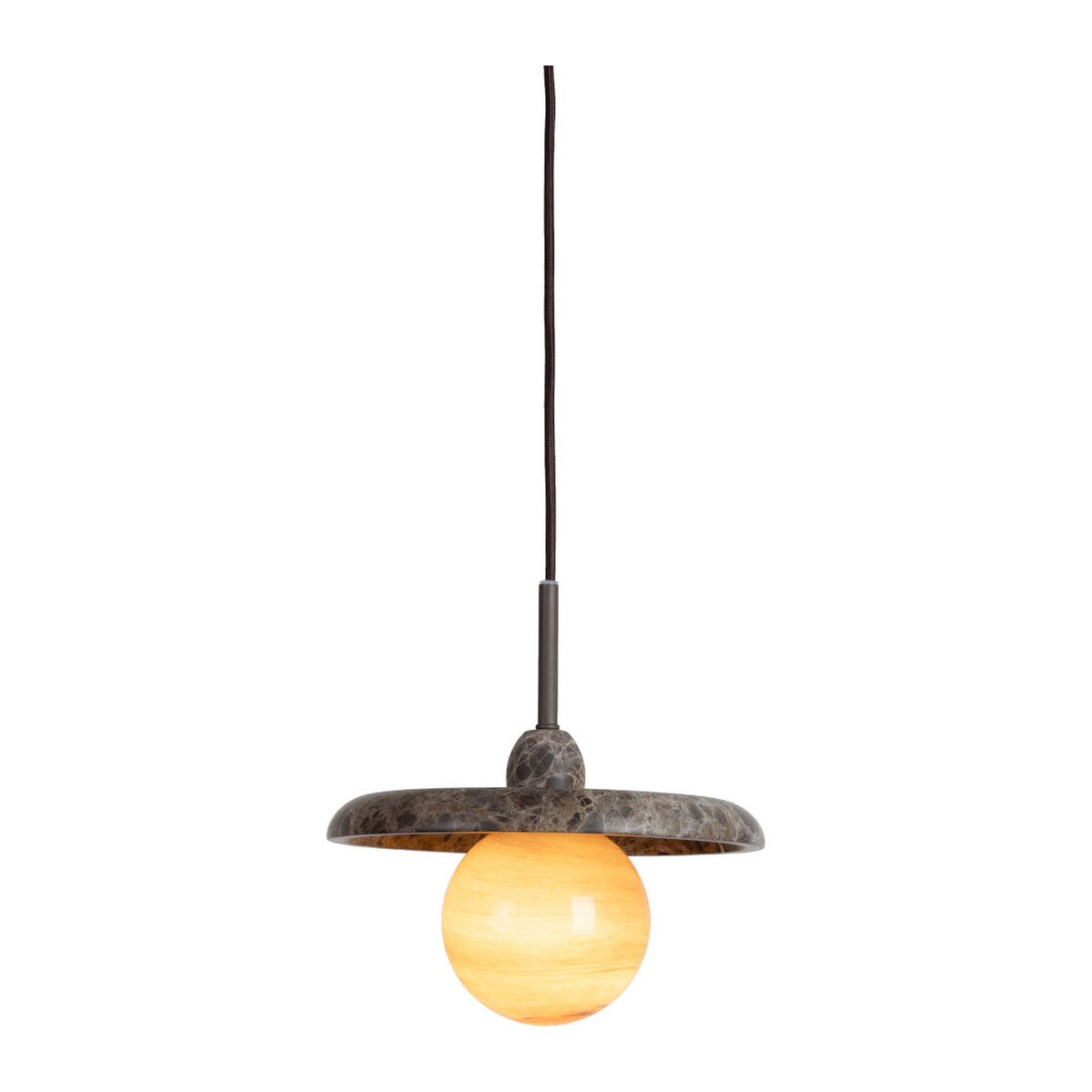 Grande lampada a sospensione in marmo marrone It's About RoMi Tivoli