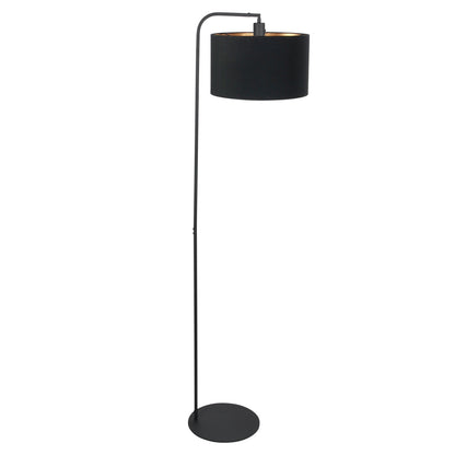 zwarte-vloerlamp-met-zwart-linnen-kap-van-steinhauer-main-image