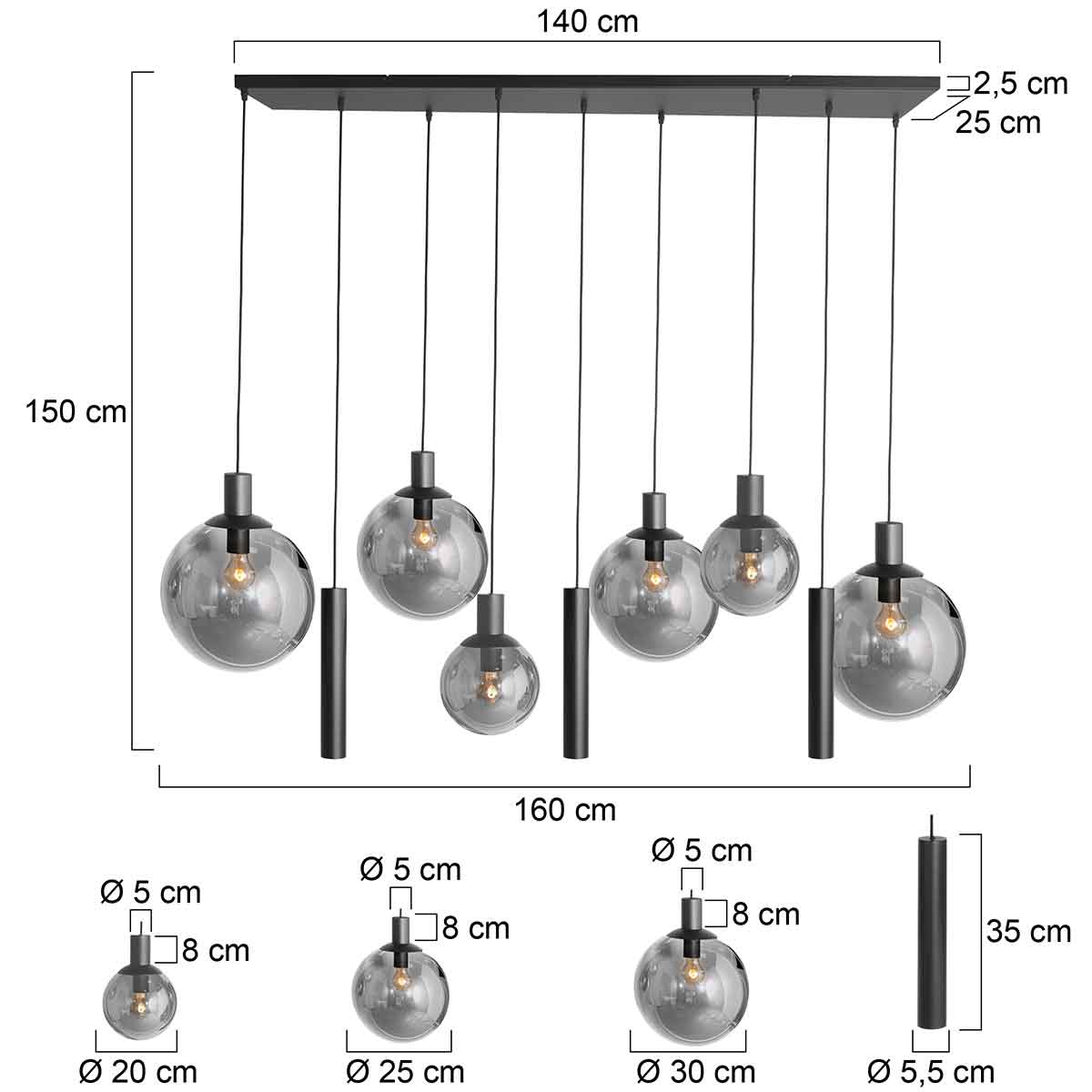 zwarte-hanglamp-9-lichts-kokers-glasbollen-steinhauer-bollique-led-variant-image7