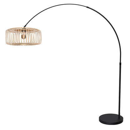booglamp-zwart-met-bamboe-spijlen-kap-verstelbaar-e27-mexlite-flair-variant-image1