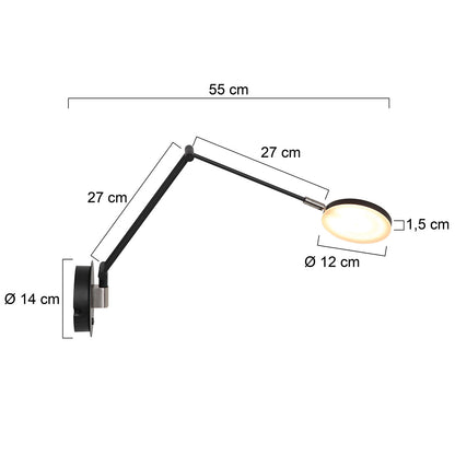 flexibele-zwarte-wandlamp-glasplaat-steinhauer-soleil-variant-image7