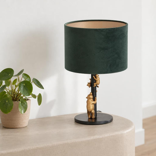 Lampa stołowa Animaux z motywem misiów – zdjęcie aranżacyjne