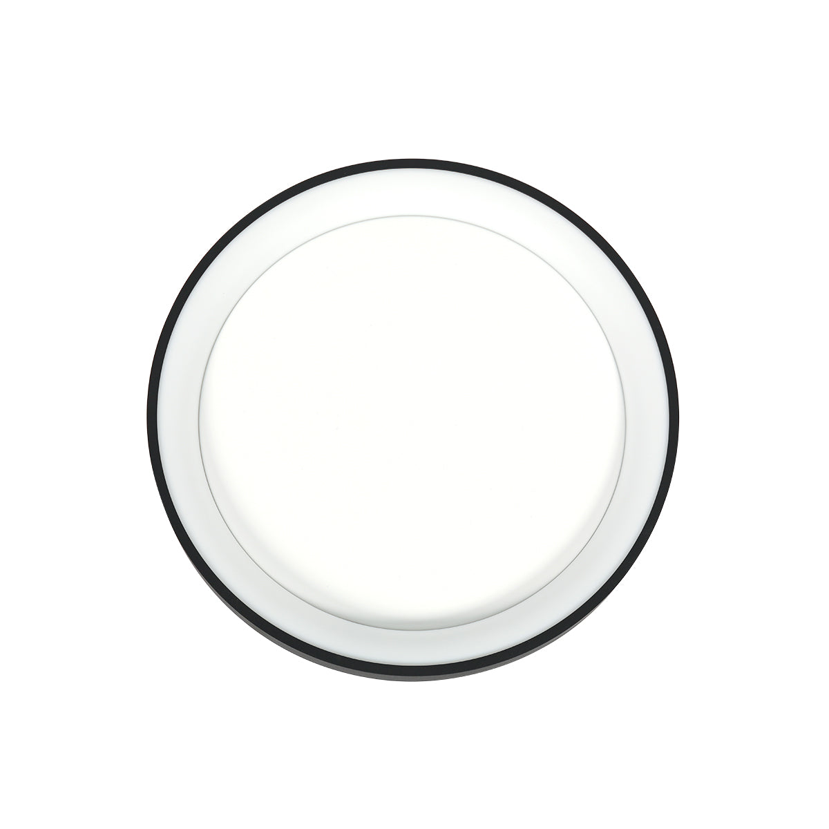 Rund svartvit LED-taklampa Steinhauer Ringlede – bild 12