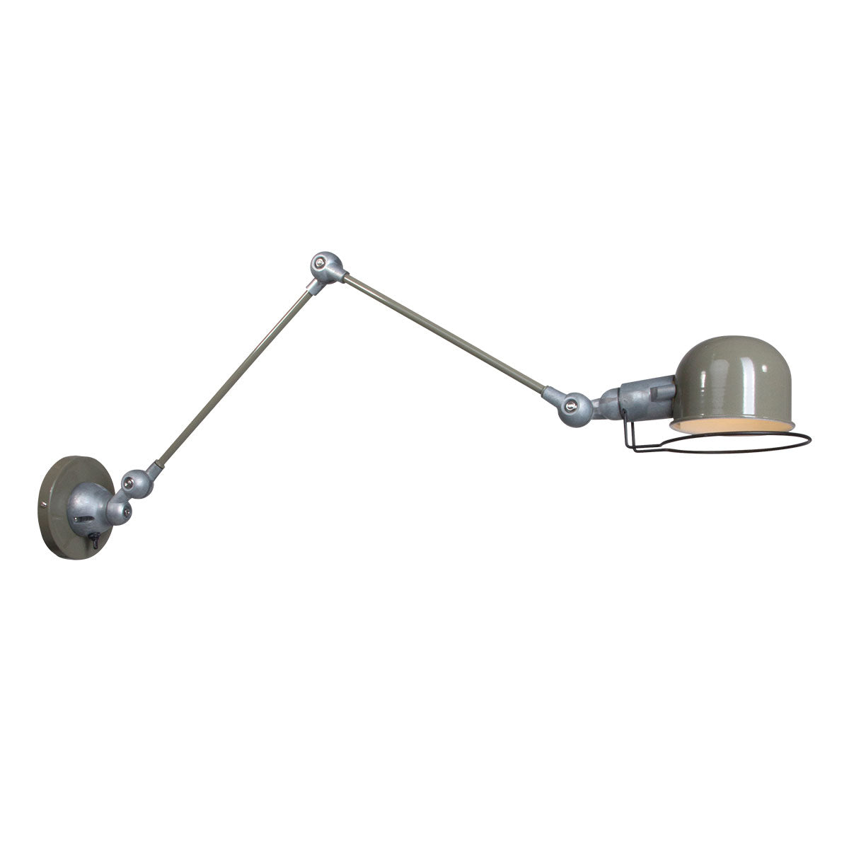 ronde-industriele-wandlamp-scharnierarm-groen-mexlite-davin-main-image