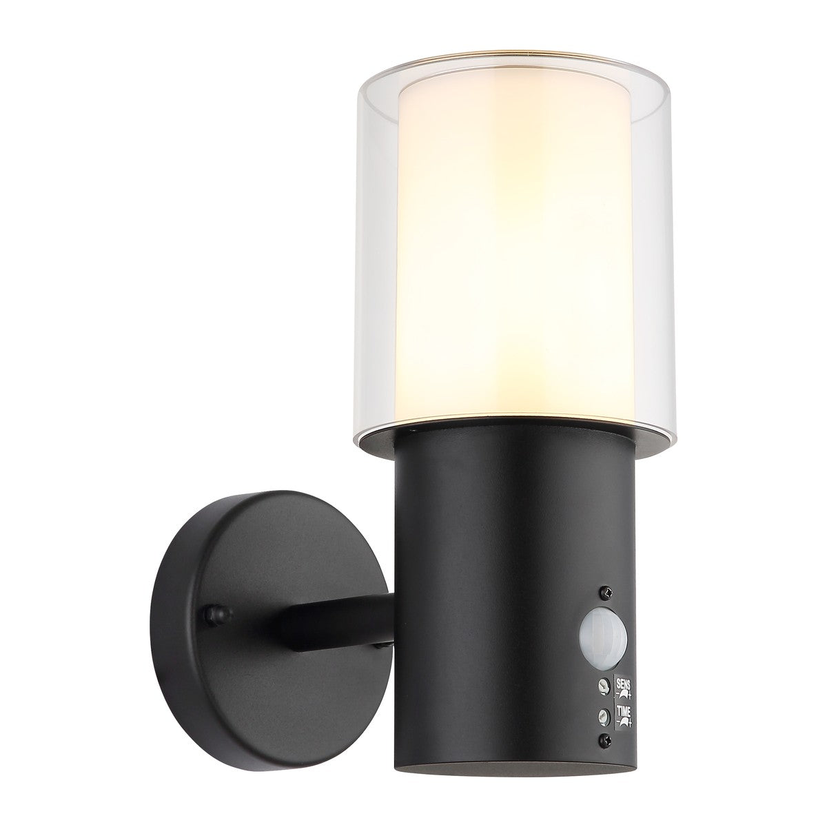 Lampada da esterno in acciaio inossidabile nera raffinata