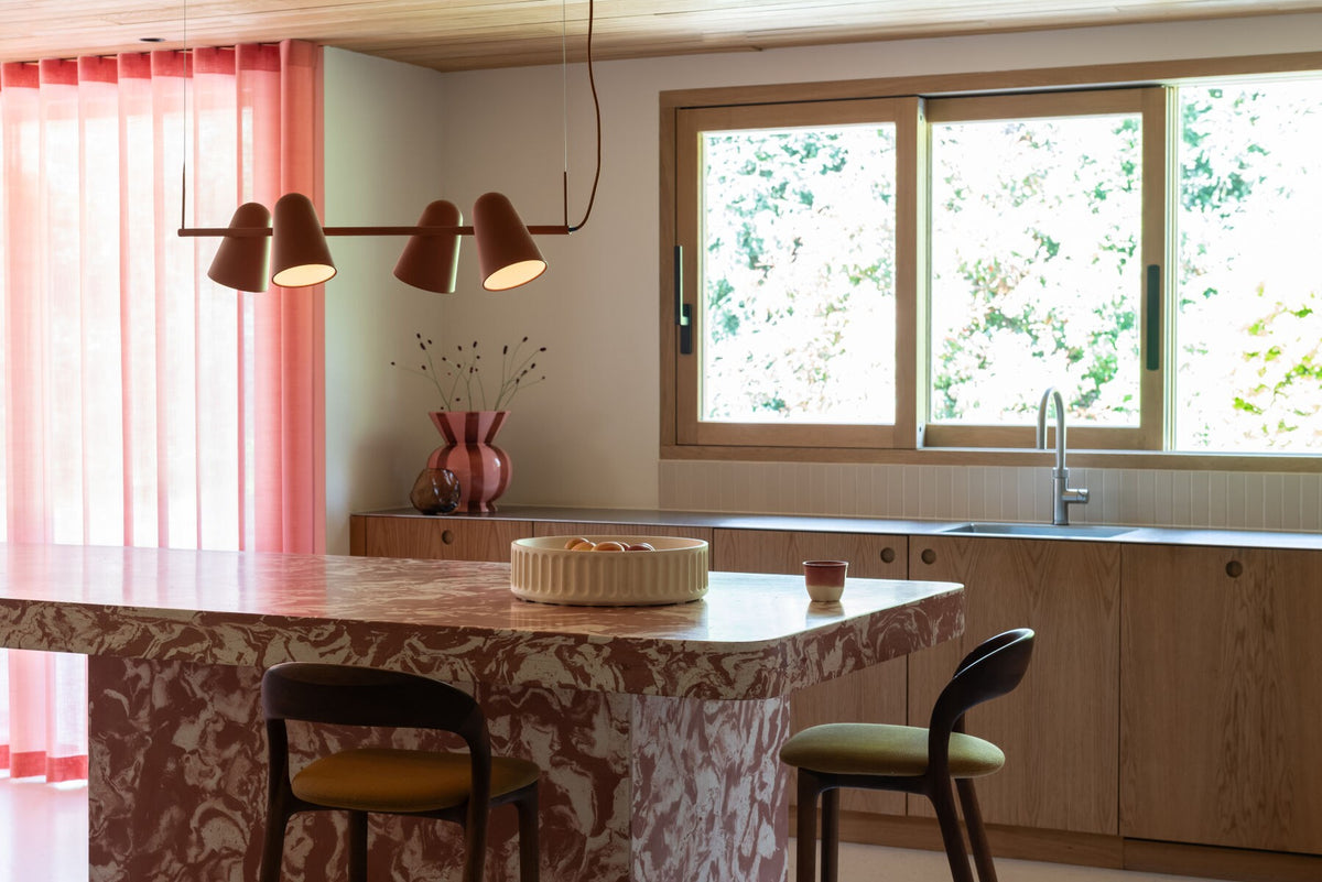 Lampadario a 3 luci in metallo terracotta caldo It's About RoMi Salamanca – immagine 11