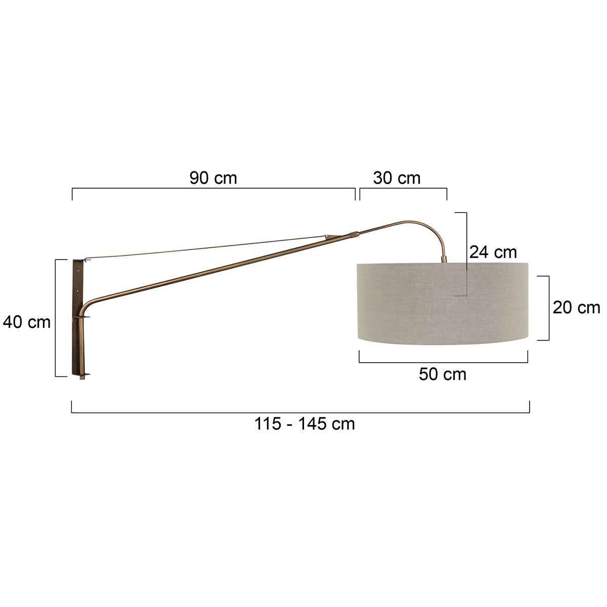 bronzen-wandlamp-met-grijs-linnen-kap-o50-cm-steinhauer-elegant-classy-variant-image7