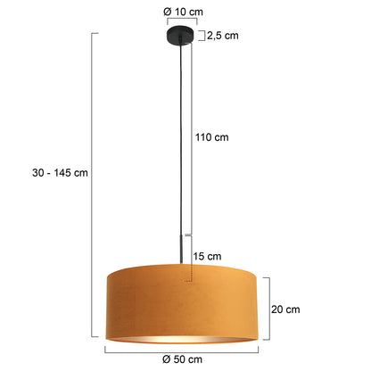 hanglamp-met-okergele-velvet-kap-steinhauer-sparkled-light-variant-image7