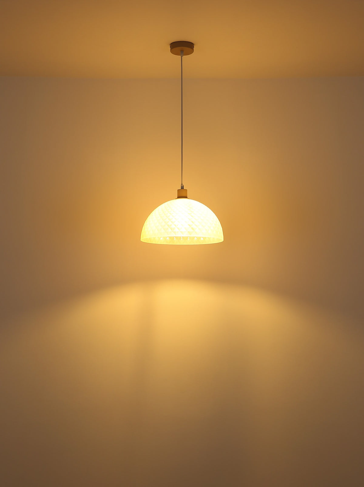 Luminária pendente de vidro areia luxuosa – imagem 4