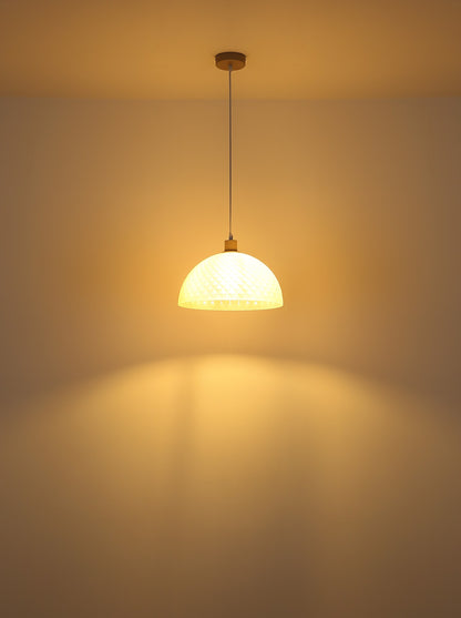 Luminária pendente de vidro areia luxuosa – imagem 4