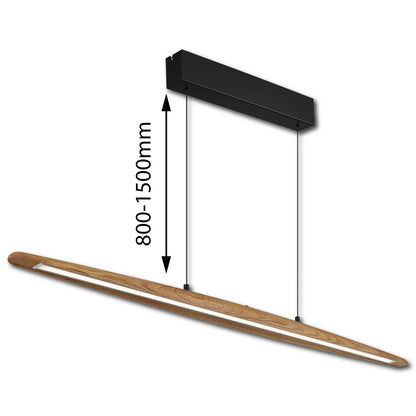 Lampa suspendată din metal negru cu LED-uri, plină de caracter – imaginea 10