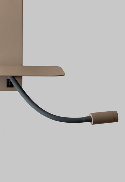 Grande lampada da parete in lino color sabbia e taupe It's About RoMi Florence – immagine 8