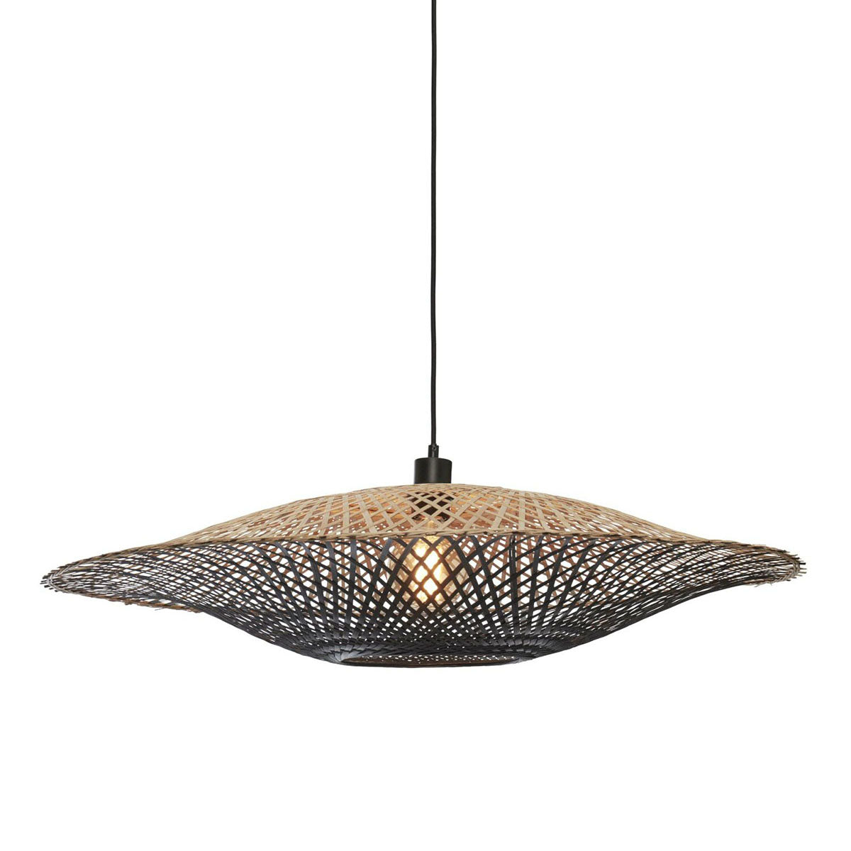 naturel-zwarte-schotelvorm-bamboe-hanglamp-l-good-mojo-kalimantan-main-image