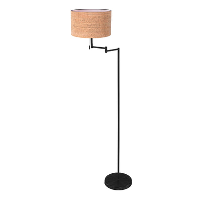 zwarte-vloerlamp-met-kurken-kap-en-zwenkarm-mexlite-bella-variant-image1