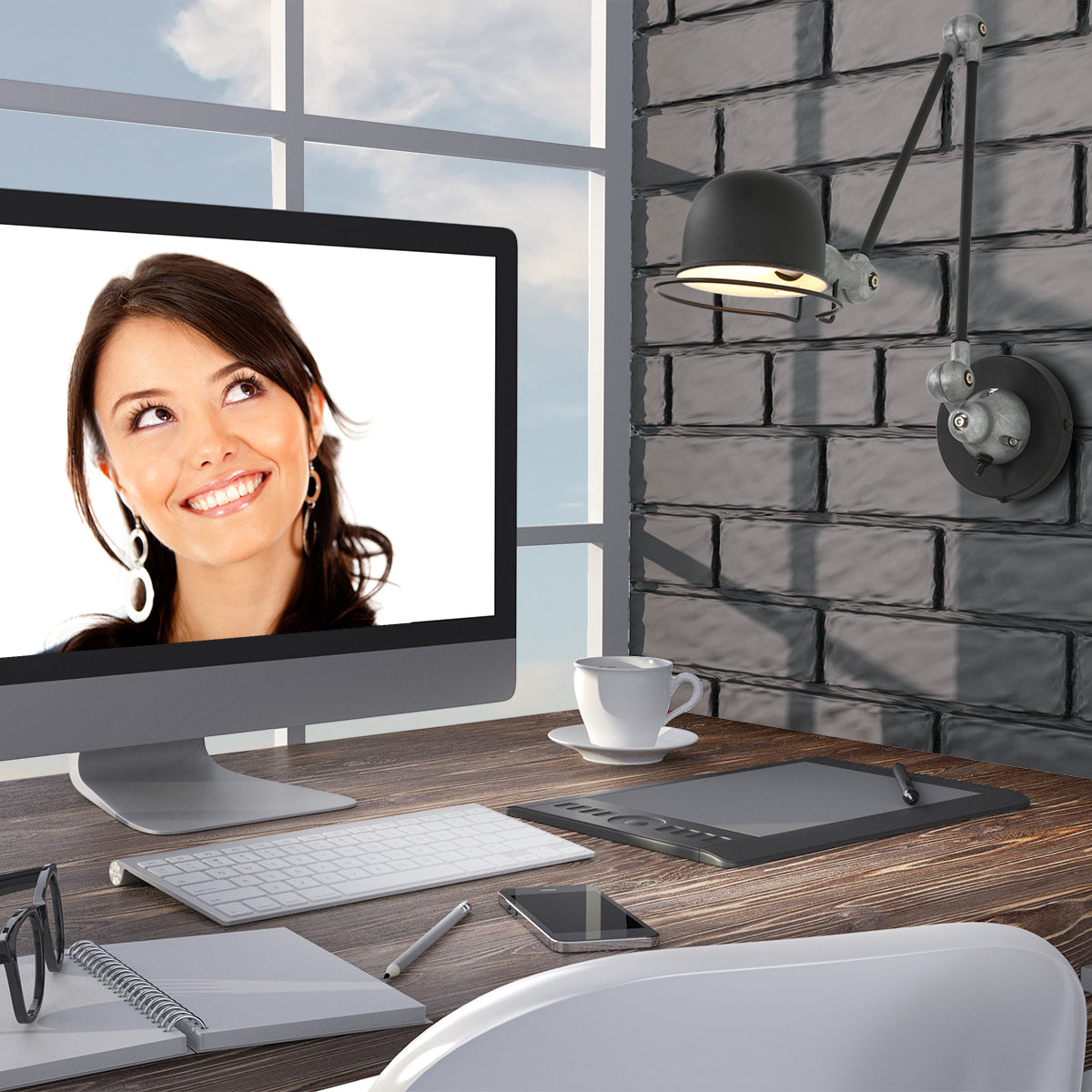 ronde-zwarte-industriele-hanglamp-scharnierarm-mexlite-davin-variant-image3