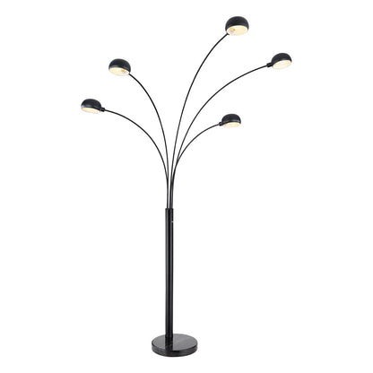 5-lichts-vloerlamp-zwart-koepelkappen-globo-seymour-main-image