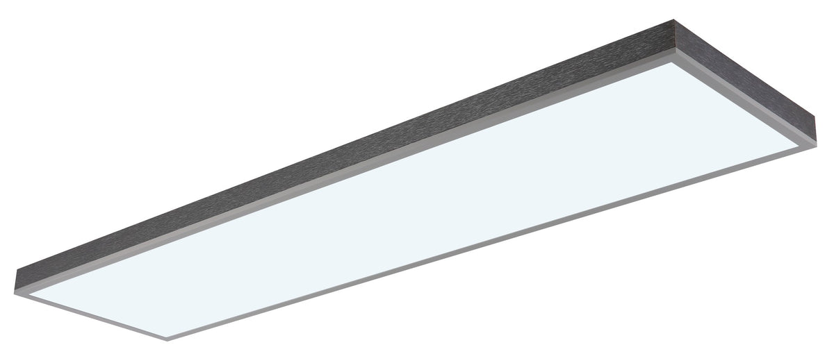 Lampada da soffitto LED in alluminio extra grande color argento – immagine 5