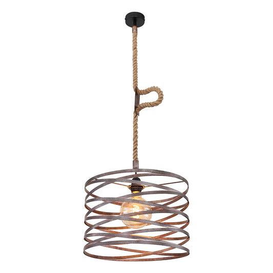 metalen-spiraal-zwarte-retro-hanglamp-globo-marco-main-image