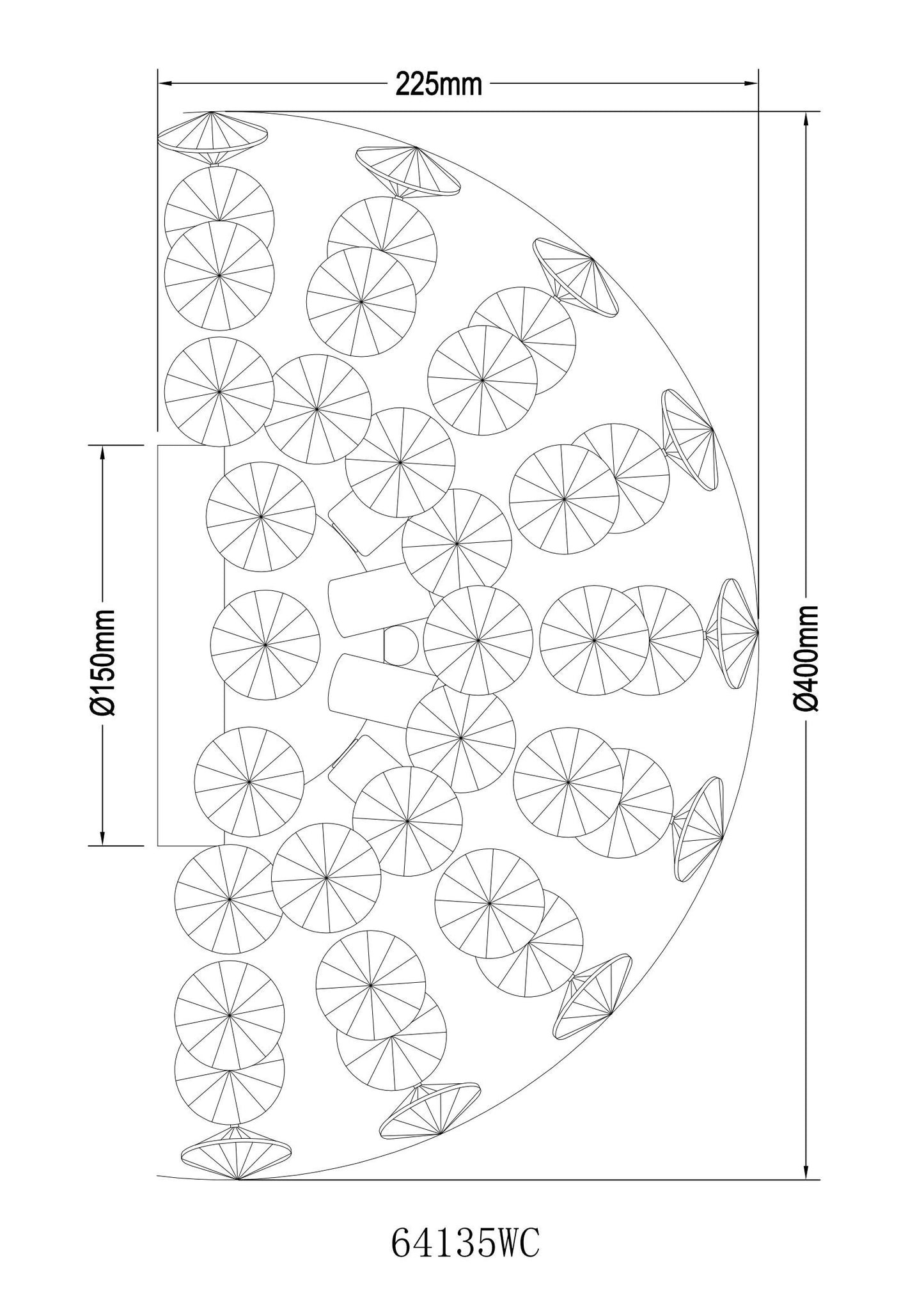 wandlamp-chroom-met-kristallen-kap-elegant-katrina-variant-image6