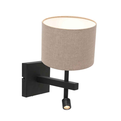schemerlamp-wand-met-bruine-kap-steinhauer-stang-main-image