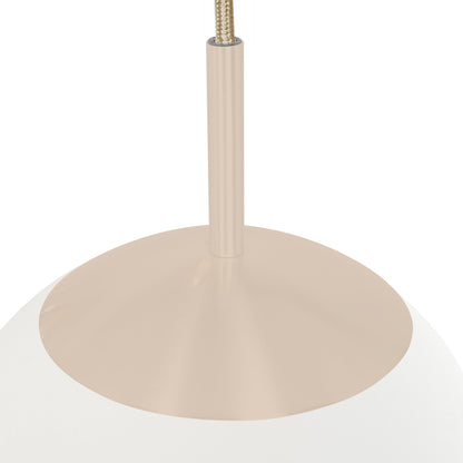 Lampadario Bollique Steinhauer a 5 luci color crema – immagine 4
