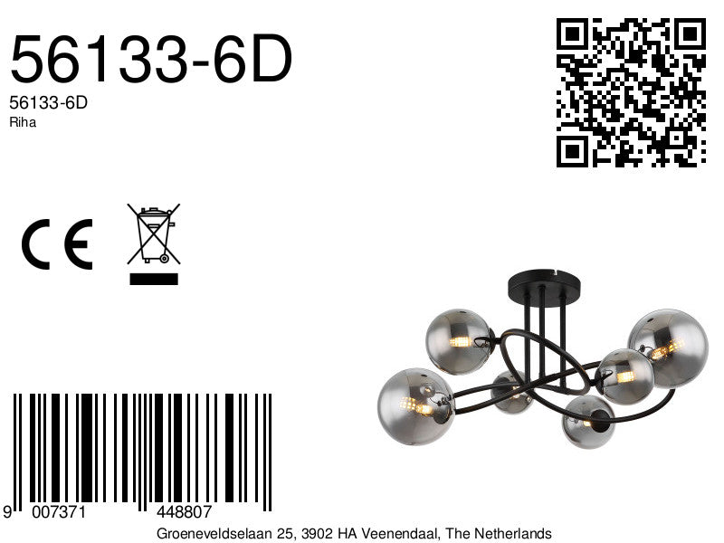 gedraaide-6-rookglasbol-plafondlamp-zwart-globo-riha-variant-image8a