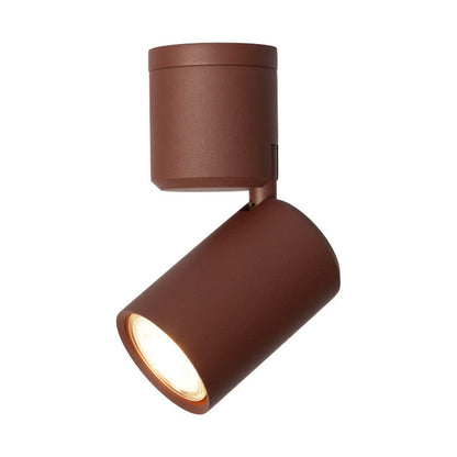 Bordeauxrode aluminium plafondlamp met ronde spot It's About RoMi Milan