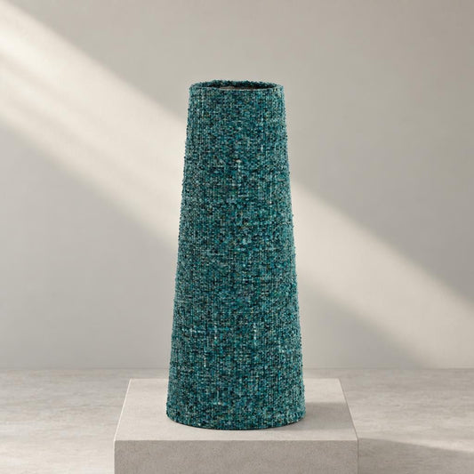 Light & Living Osire blauwe lampenkap Ø12,5 cm – studiobeeld