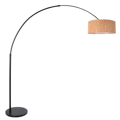 booglamp-met-kurken-kap-en-zwarte-metalen-basis-steinhauer-sparkled-light-main-image