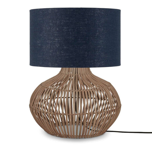 blauwe-linnen-tafellamp-boheems-good-mojo-kalahari-main-image