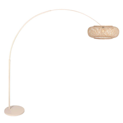 beige-booglamp-met-bamboe-kap-steinhauer-sparkled-light-main-image
