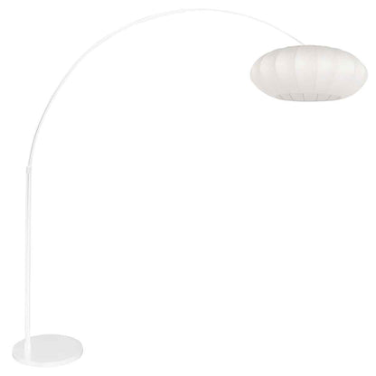 witte-scandinavische-booglamp-linnen-kap-steinhauer-sparkled-light-main-image
