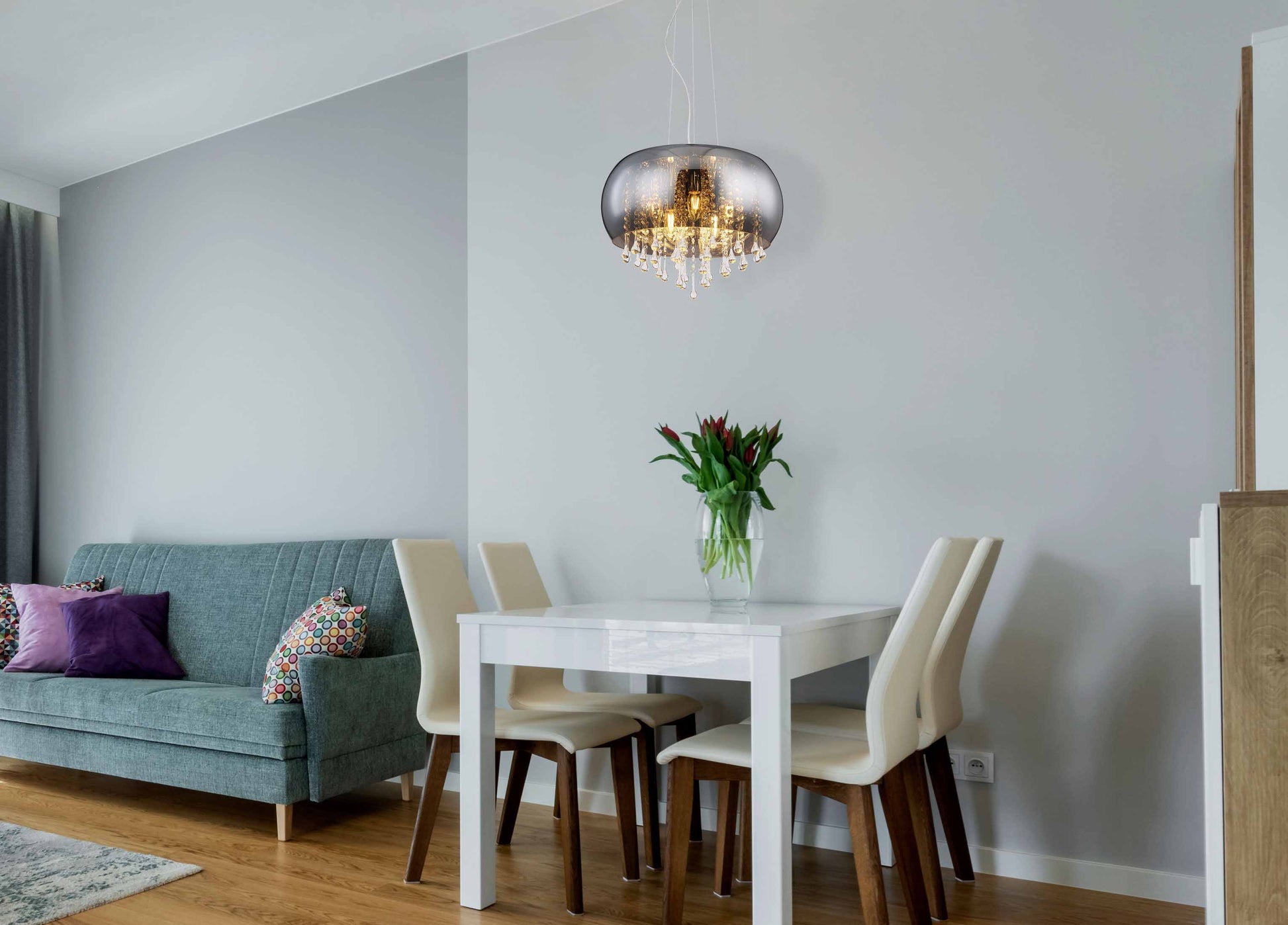 ronde-chromen-klassieke-hanglamp-globo-kalla-variant-image3