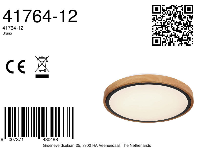 landelijke-ronde-zwarte-plafondlamp-globo-bruno-variant-image8a