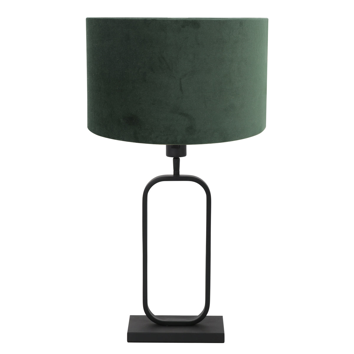 tafellamp-zwart-met-diepe-groene-velours-kap-steinhauer-stang-main-image