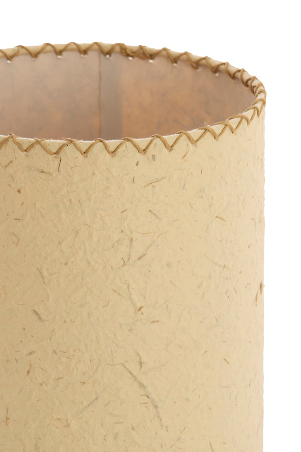 Lille beige papir bordlampe Light & Living Tio – billede 1