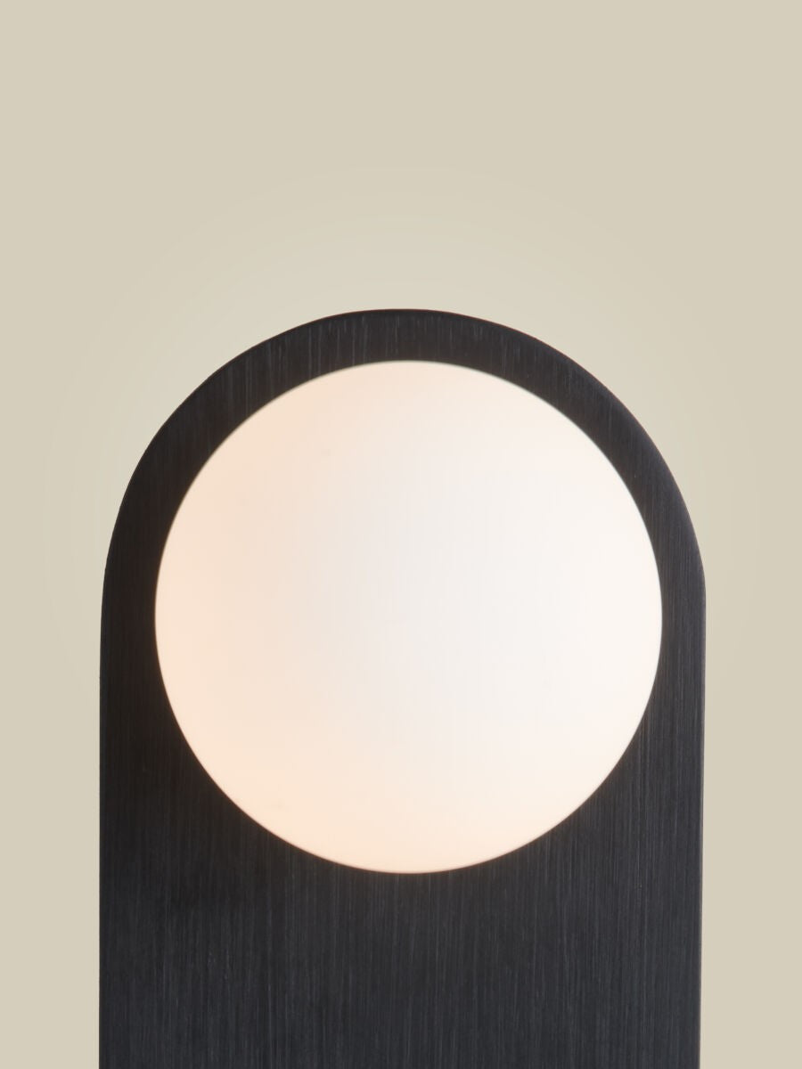 Zwarte bamboe wandlamp met witte bolkap GOOD&MOJO Java – afbeelding 4