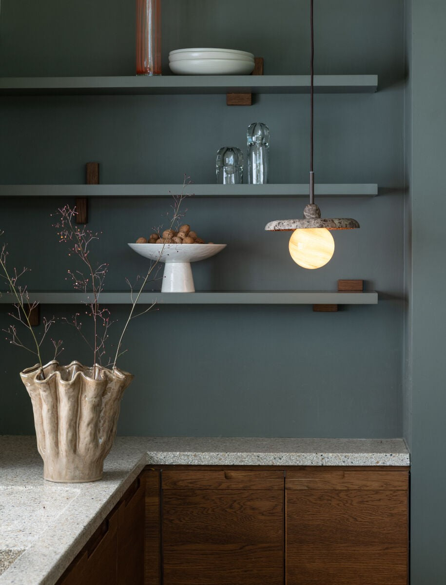 Grande lampada a sospensione in marmo marrone It's About RoMi Tivoli – immagine 6