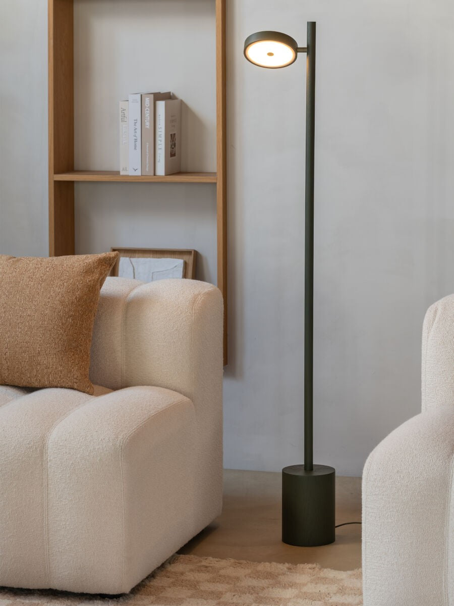 Nadčasová zelená jaseňová podlahová lampa GOOD&MOJO Okinawa – obrázok 5