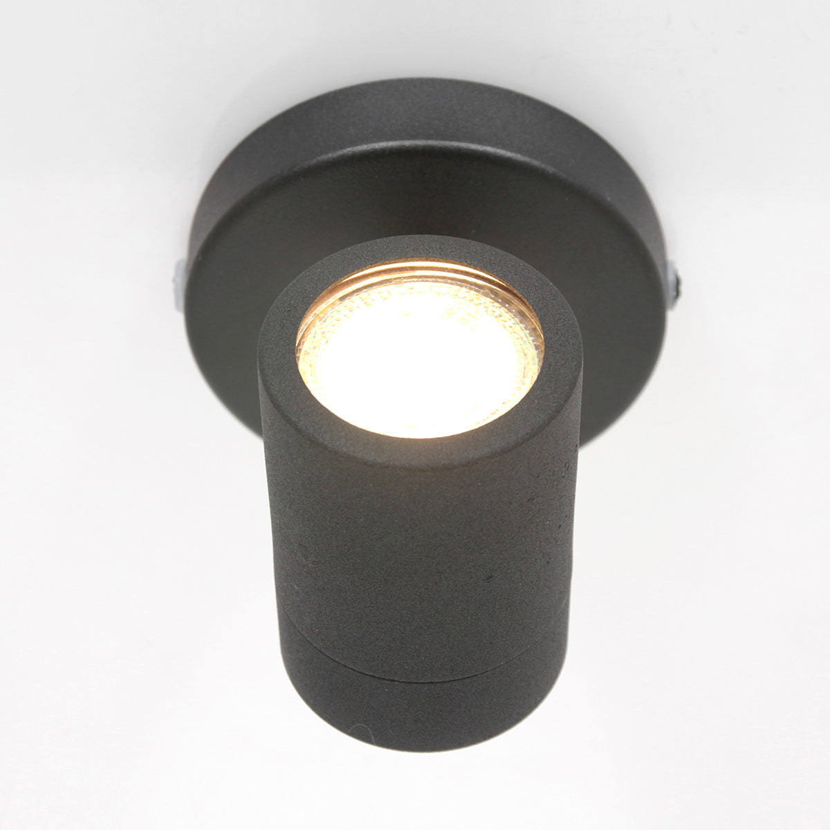 Модерен черен метален LED спот Mexlite Upround – изображение 11
