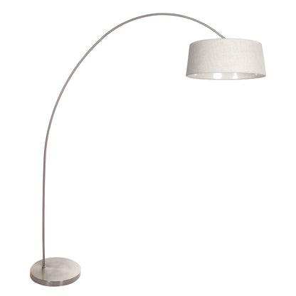 staalkleurige-booglamp-met-zachte-creme-kap-mexlite-solva-main-image