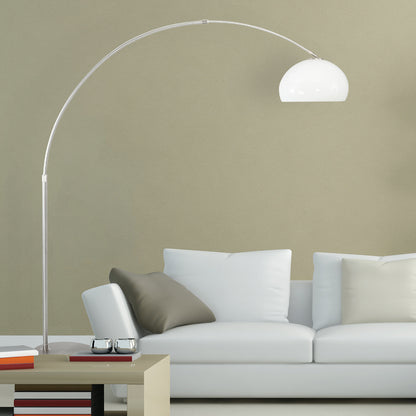 Steinhauer Sparkled Light båggolvlampa i stål – miljöbild
