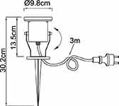 moderne-stalen-buitenlamp-steekspot-globo-style-variant-image1